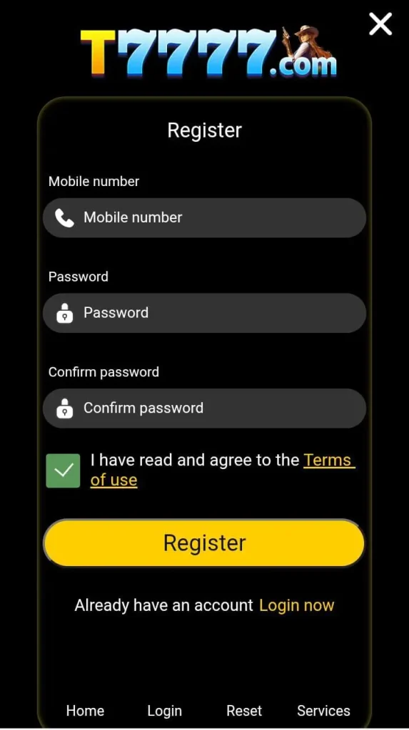 T7777 App