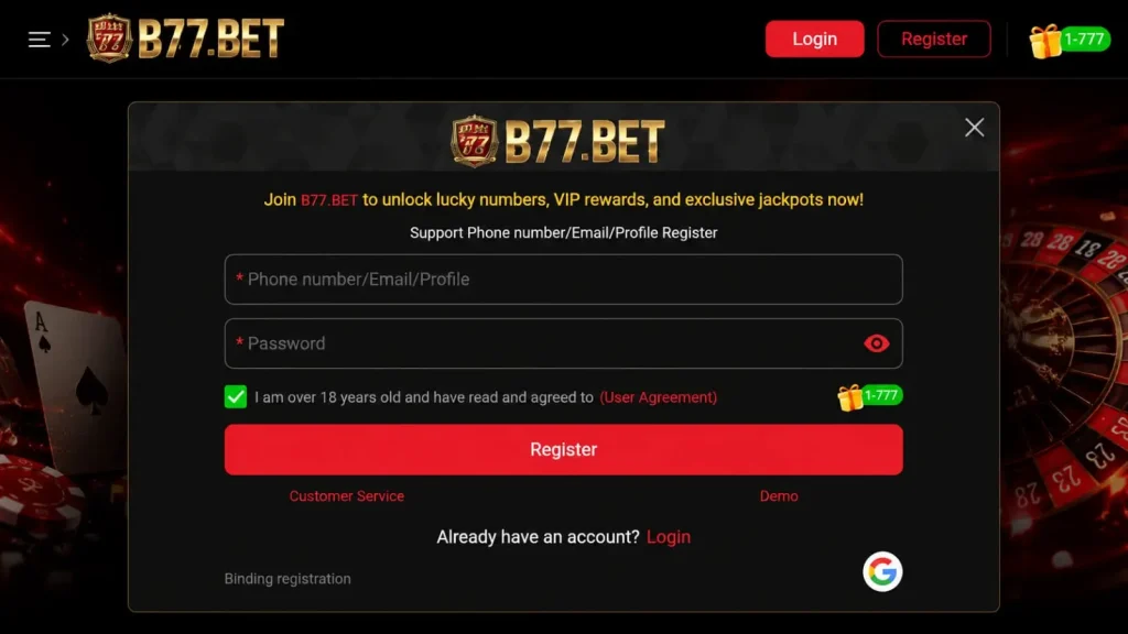 B77 Game 