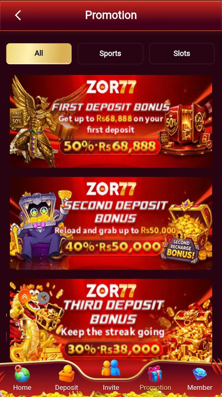 Zor77 Game Bonuses
