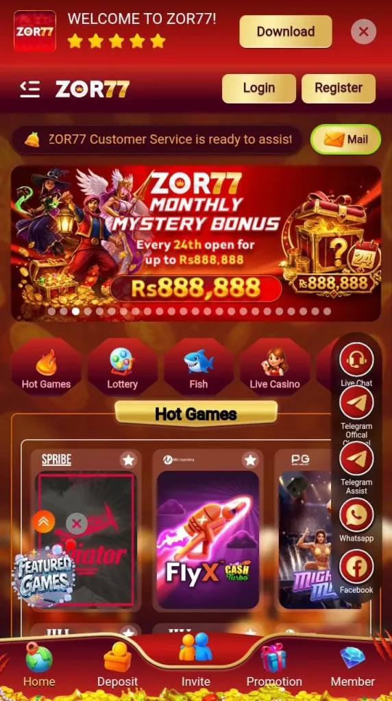 Zor77 Game Interface