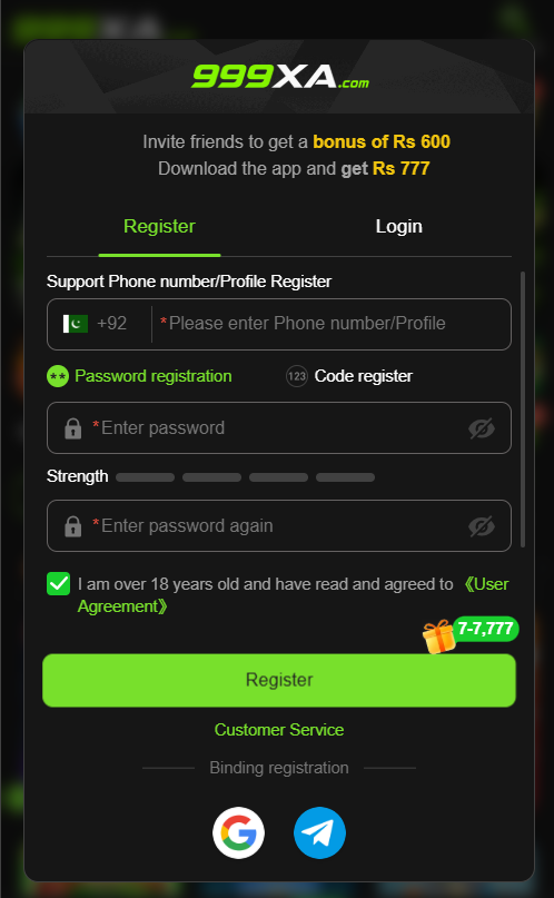 999XA Game Register